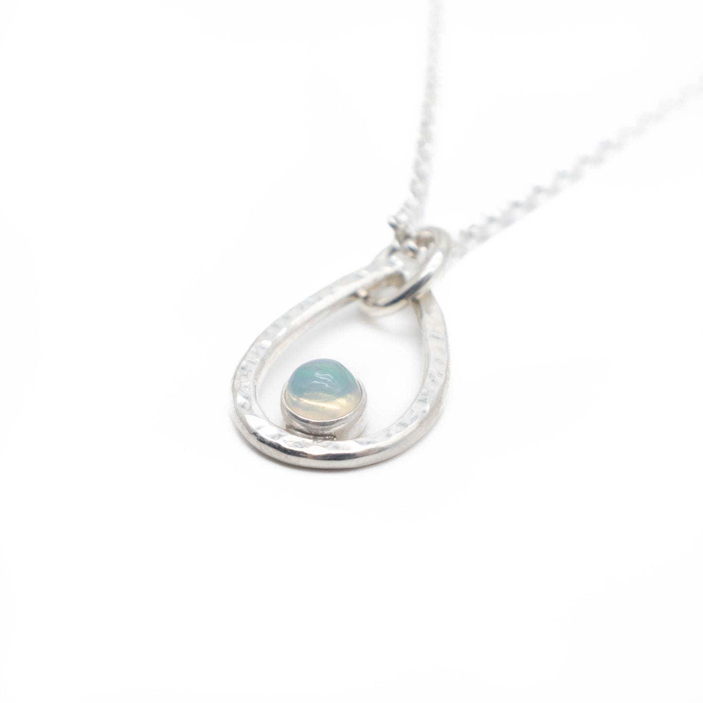 Welo Opal Raindrop Necklace