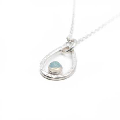 Welo Opal Raindrop Necklace
