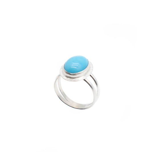 Turquoise Split Shank Ring