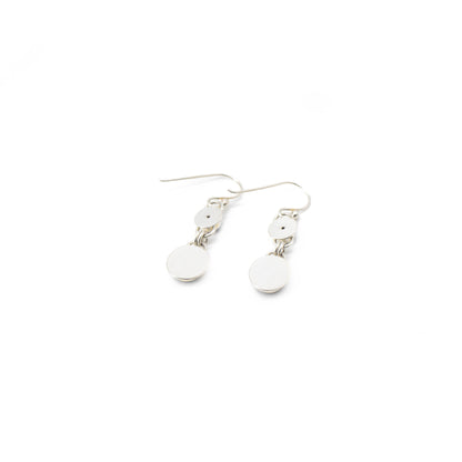 Montana agate & rhodolite garnet earring