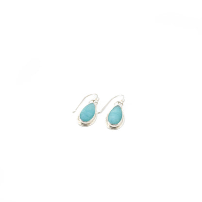 Amazonite teardrop earrings