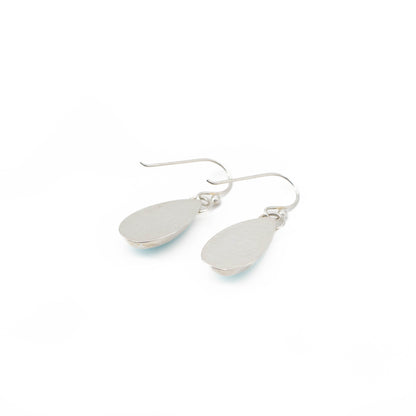 Amazonite teardrop earrings