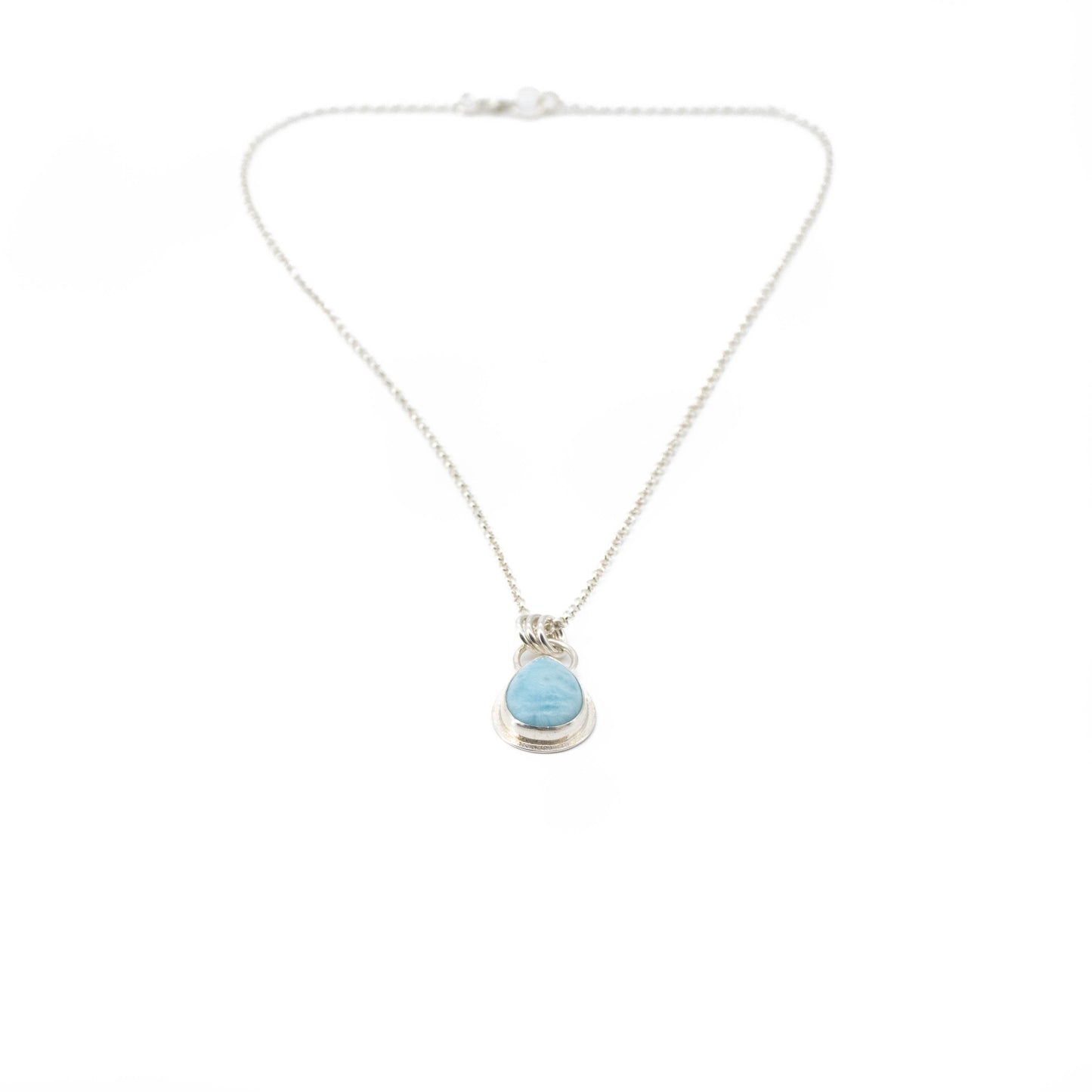 Larimar teardrop pendant