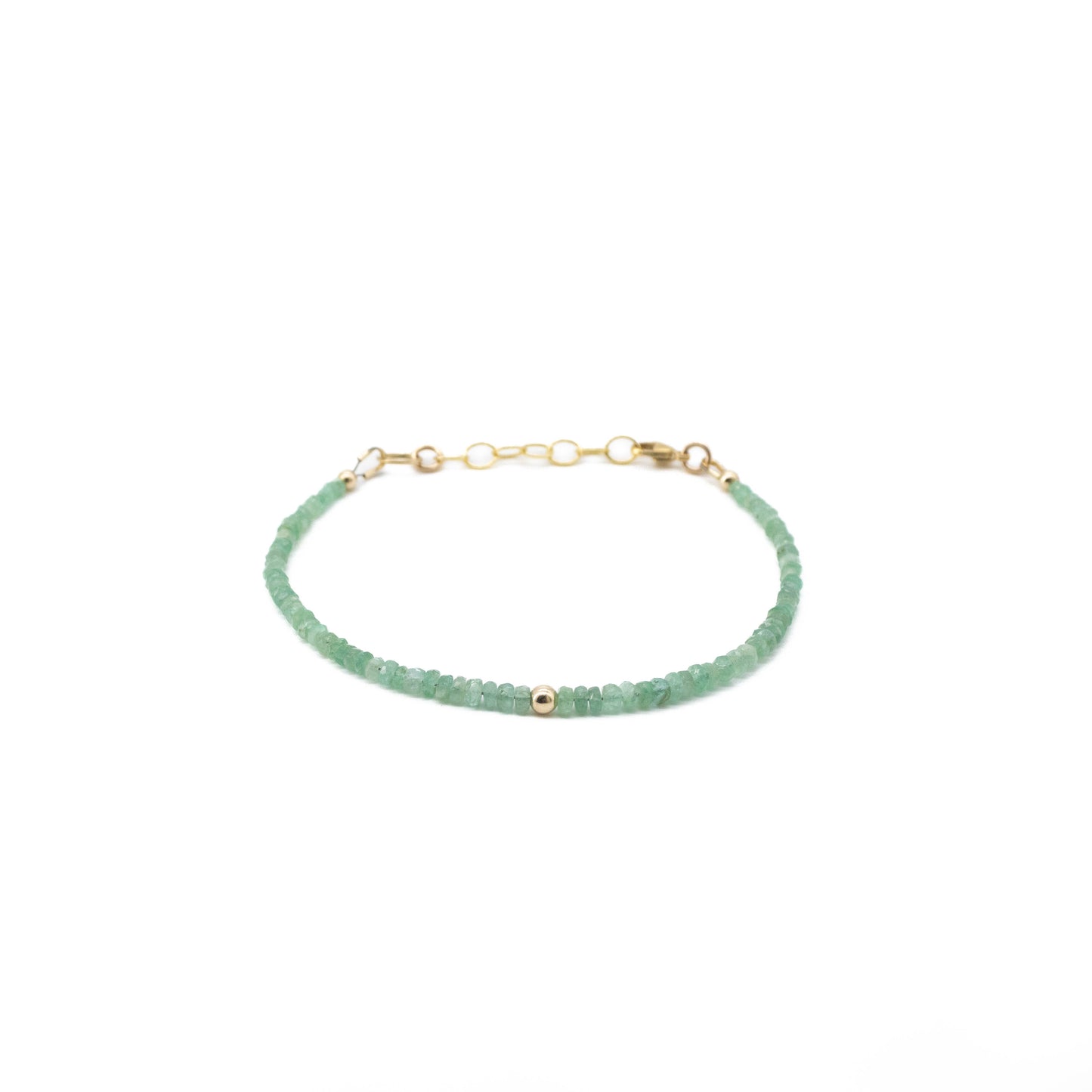 Pink Sapphire Bead bracelet
