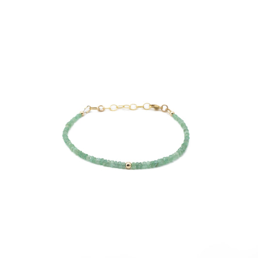 Pink Sapphire Bead bracelet