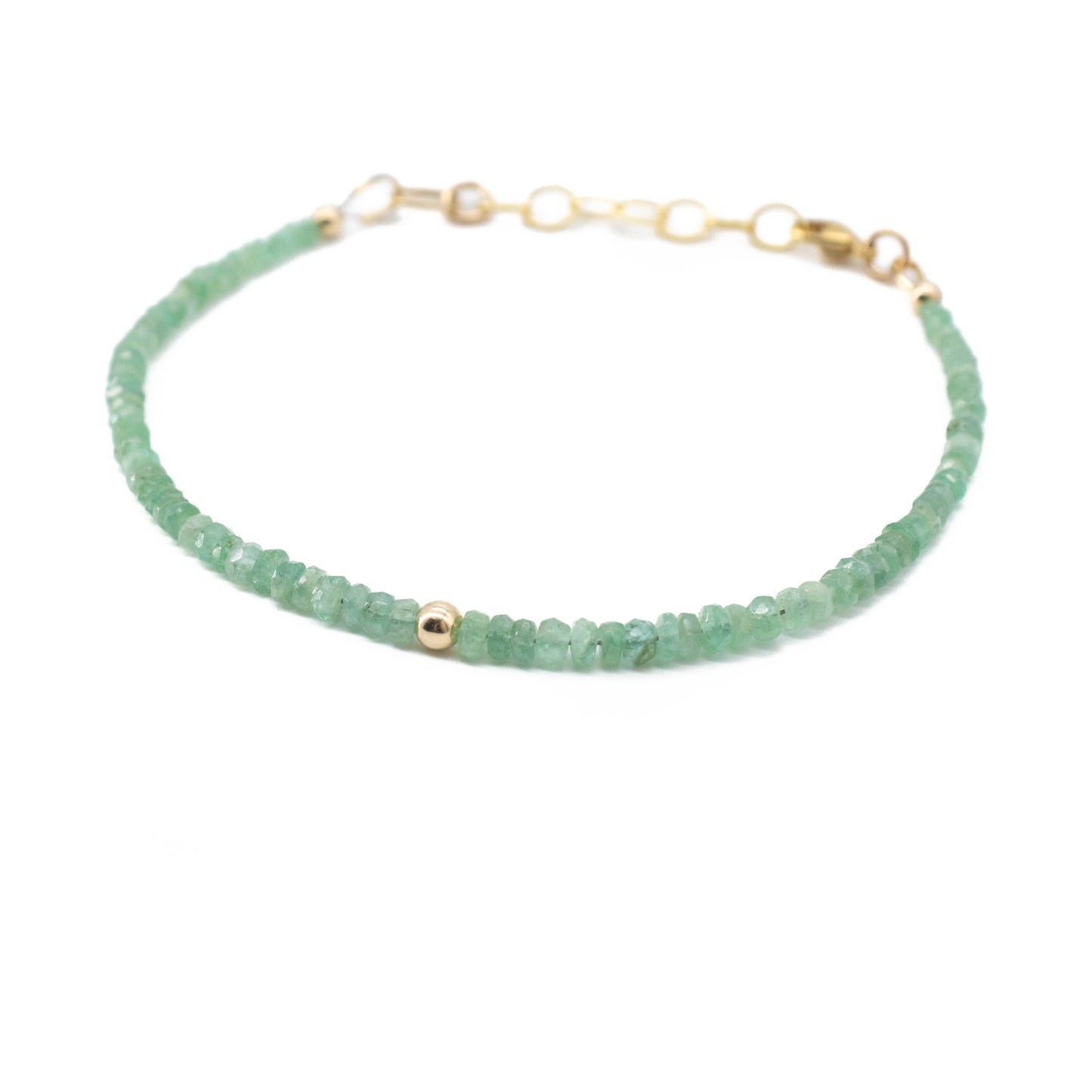 Pink Sapphire Bead bracelet