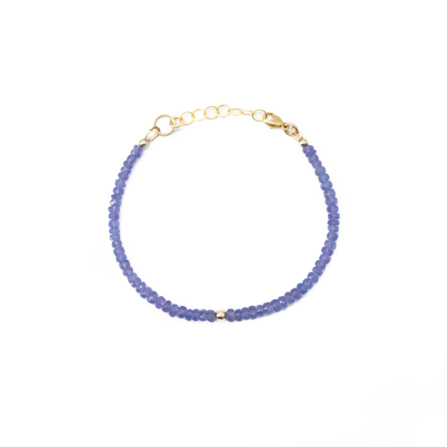 Tanzanite Bead Bracelet