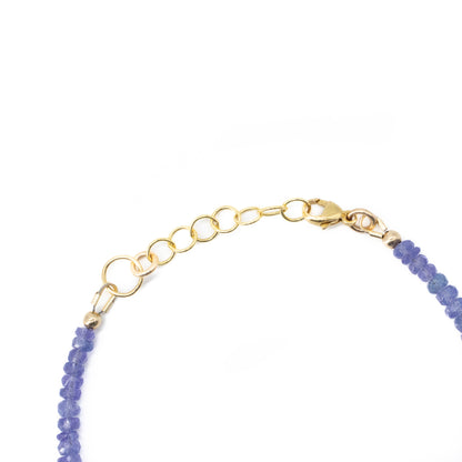 Tanzanite Bead Bracelet