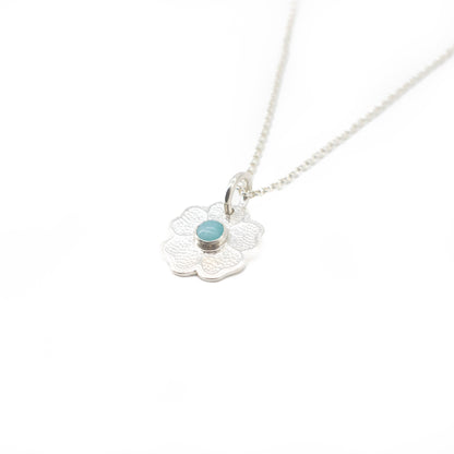 Pansy Pendant Light Blue