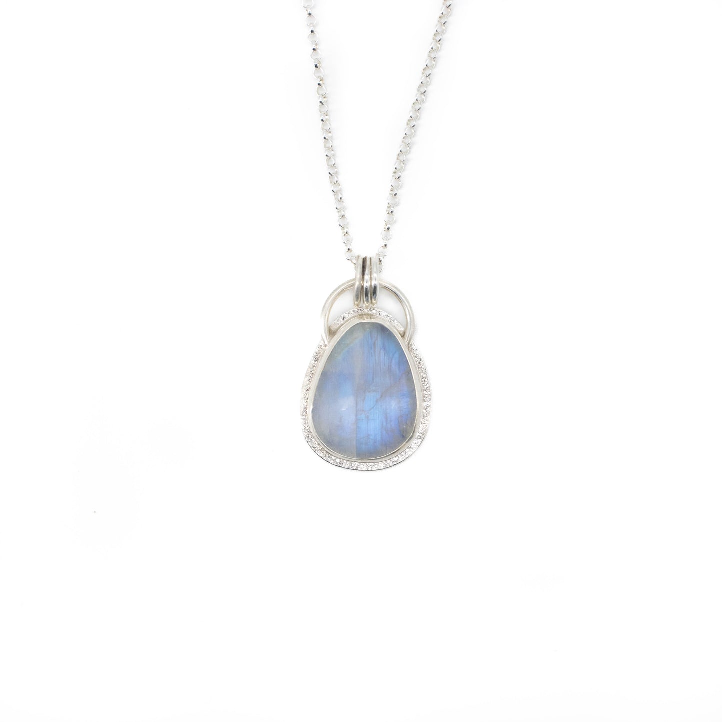 Rainbow Moonstone Pendant