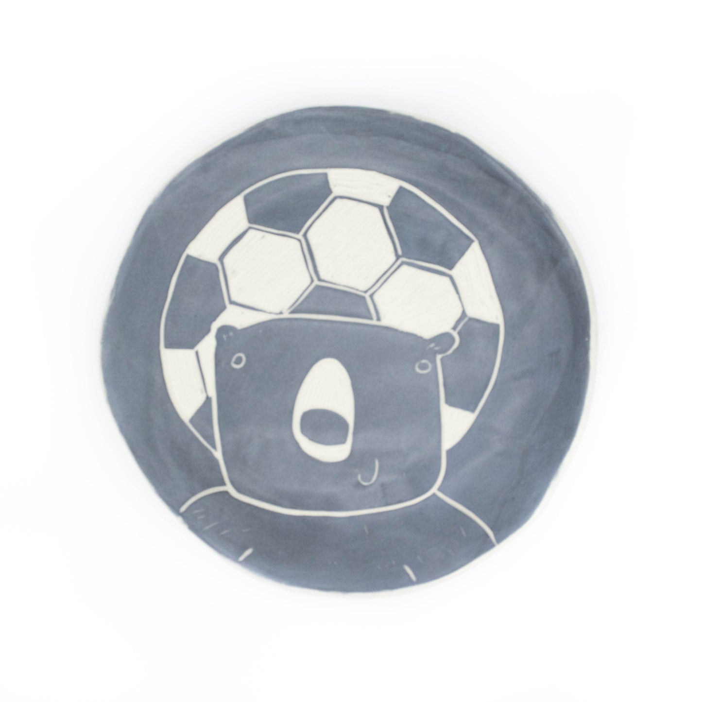 Soccer Bear Plate