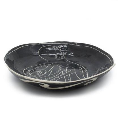 Octopus Shiny Platter Bowl