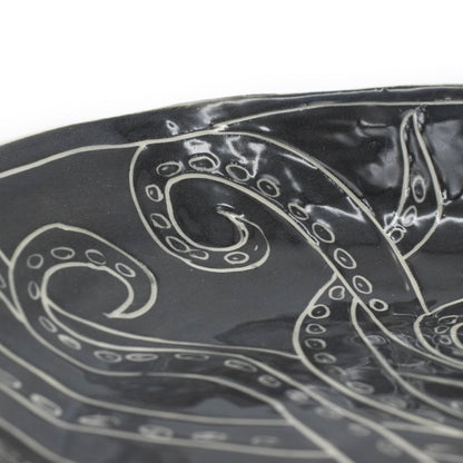 Octopus Shiny Platter Bowl