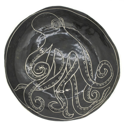 Octopus Shiny Platter Bowl