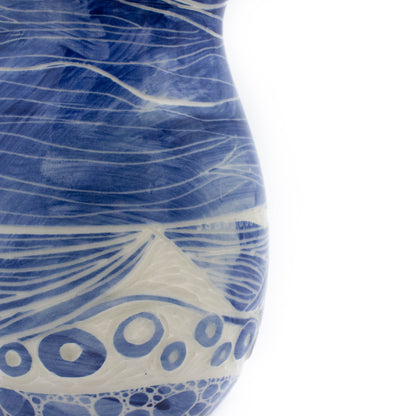 "Moon over the Salish Sea" lg Vase