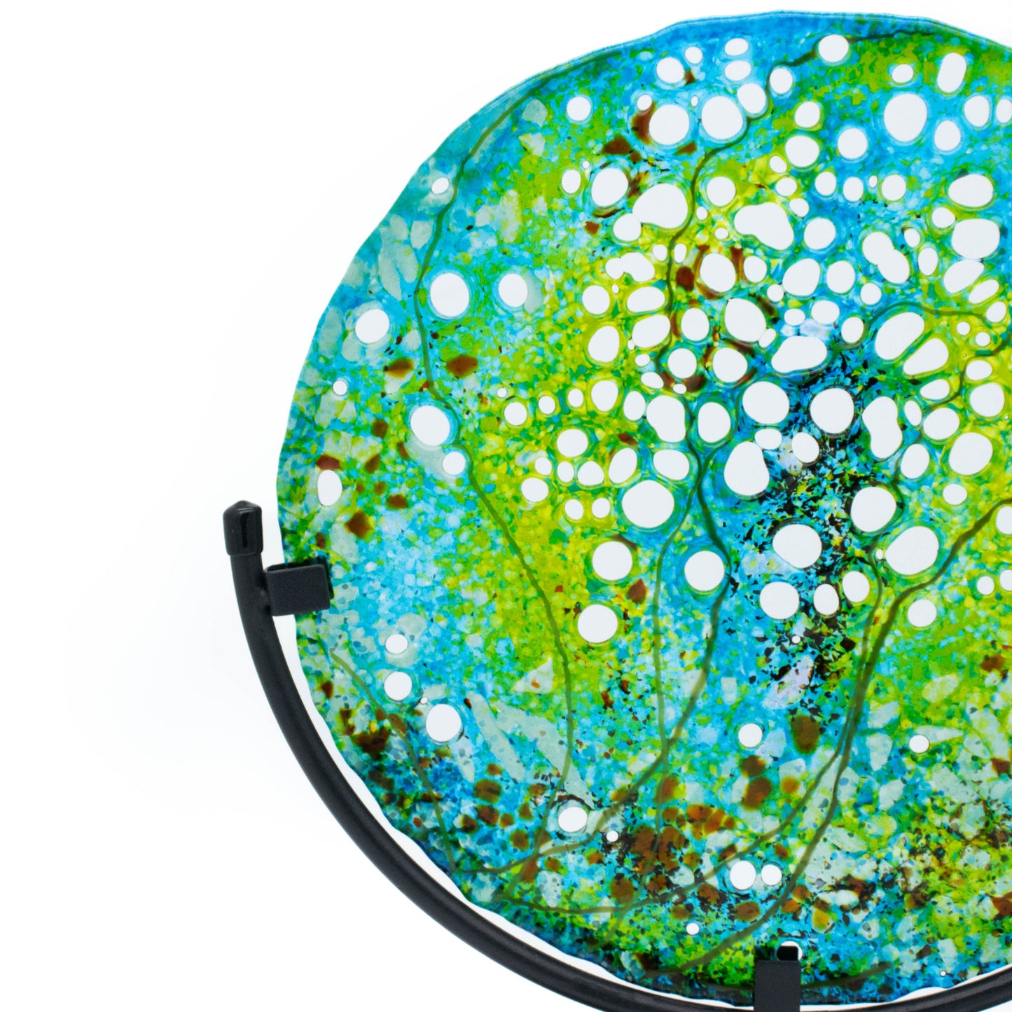 "Beneath the Song" Fused Glass Mandela