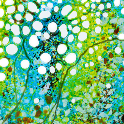 "Beneath the Song" Fused Glass Mandela