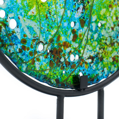 "Beneath the Song" Fused Glass Mandela