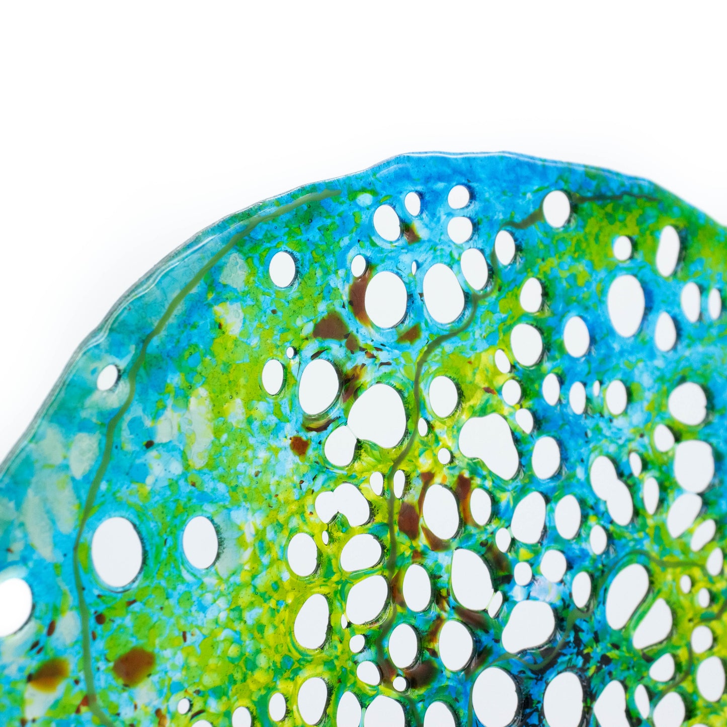 "Beneath the Song" Fused Glass Mandela