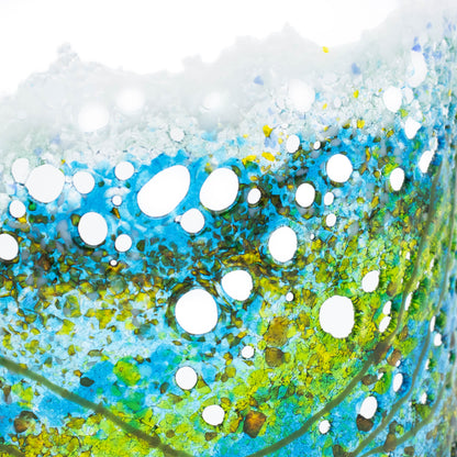"Immanent" Fused Glass Wave
