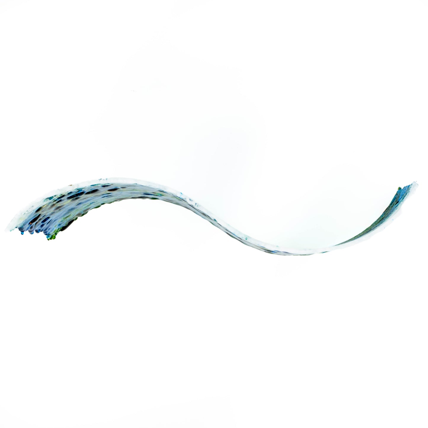 "Luminous" Fused Glass Wave