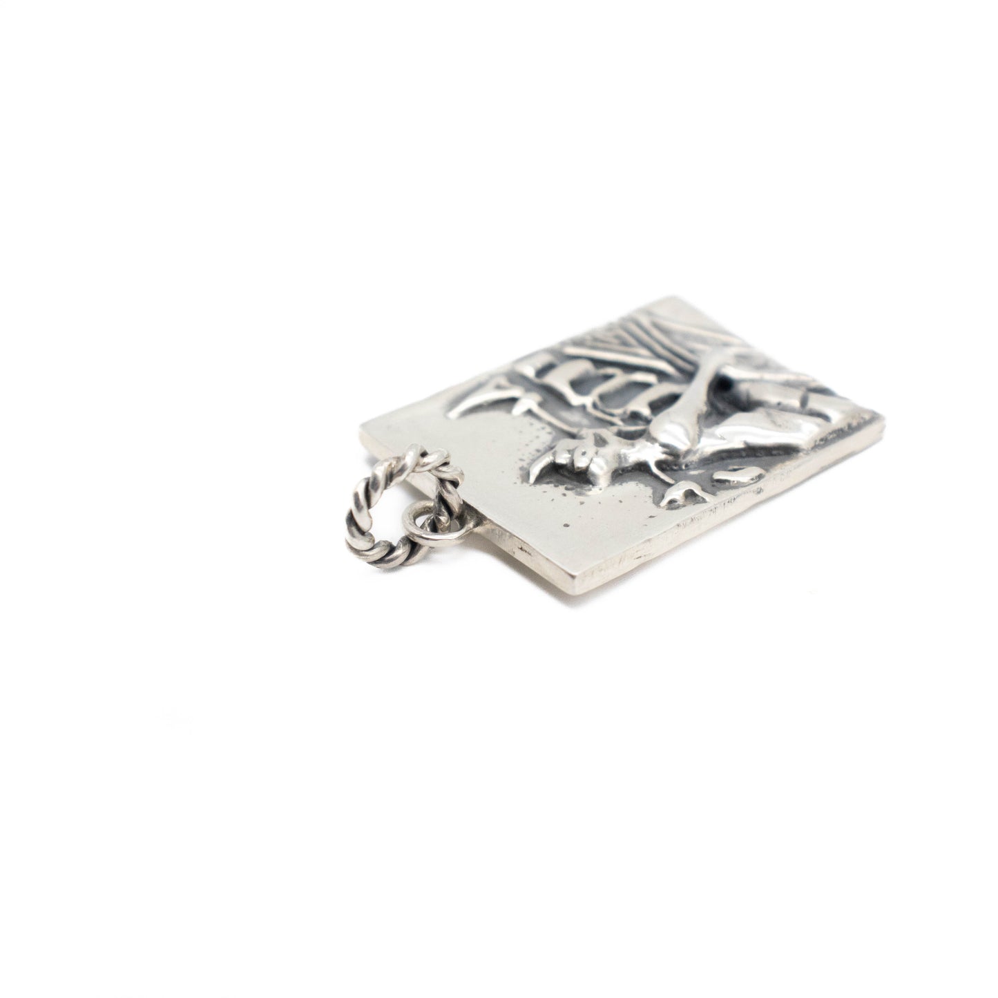Paris Gargoyle Sterliing Silver Photograph Pendant