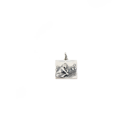 Paris Gargoyle Sterliing Silver Photograph Pendant