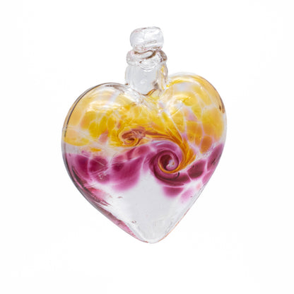 Blown Glass Heart Ornament
