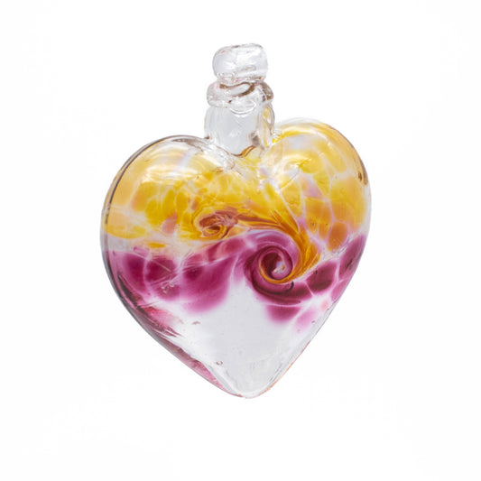 Blown Glass Heart Ornament