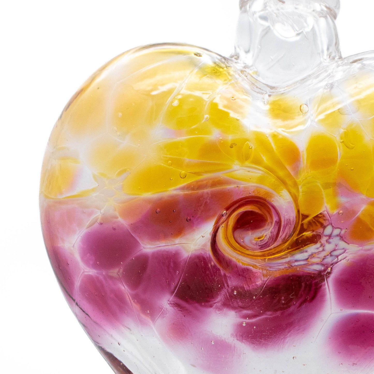 Blown Glass Heart Ornament