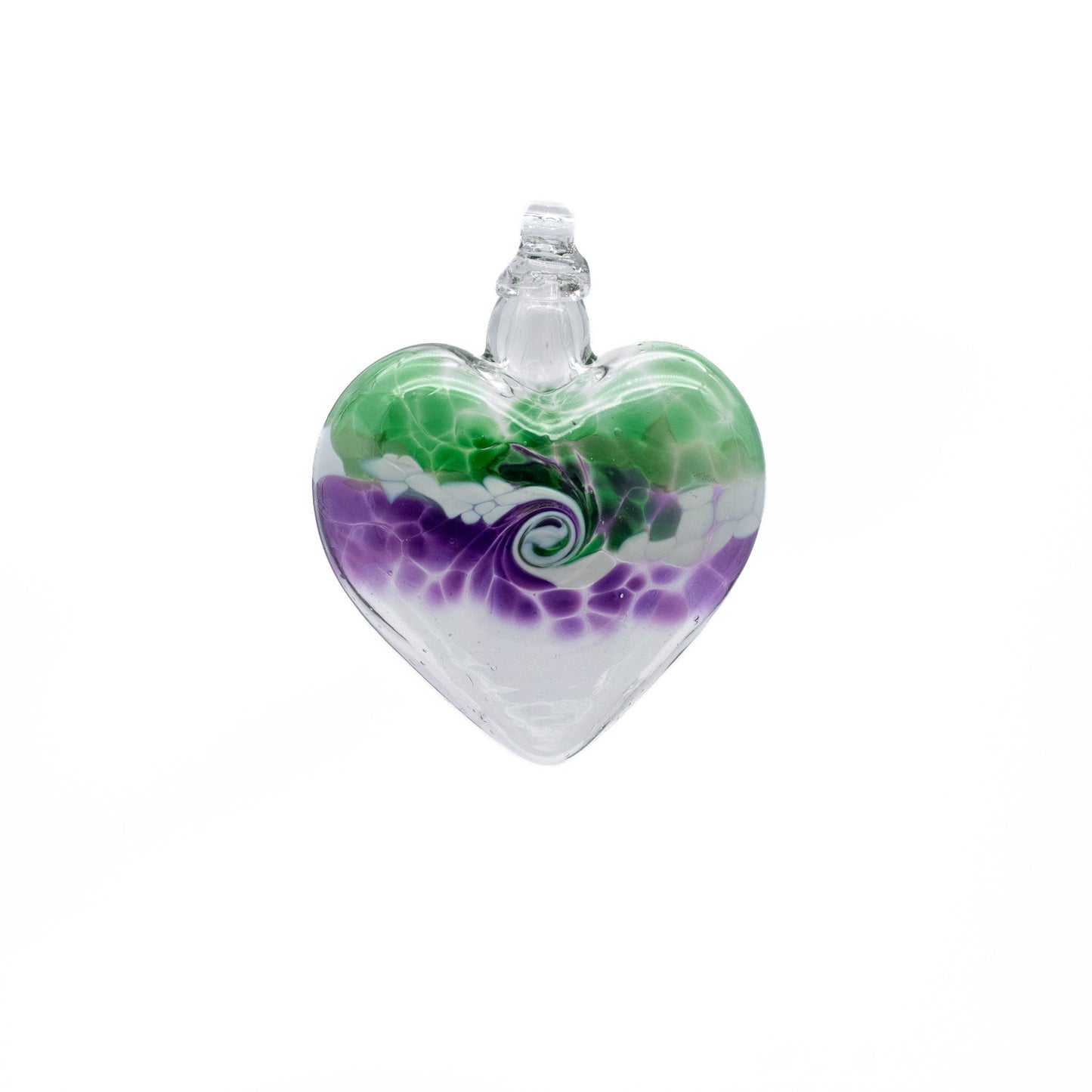 Blown Glass Heart Ornament