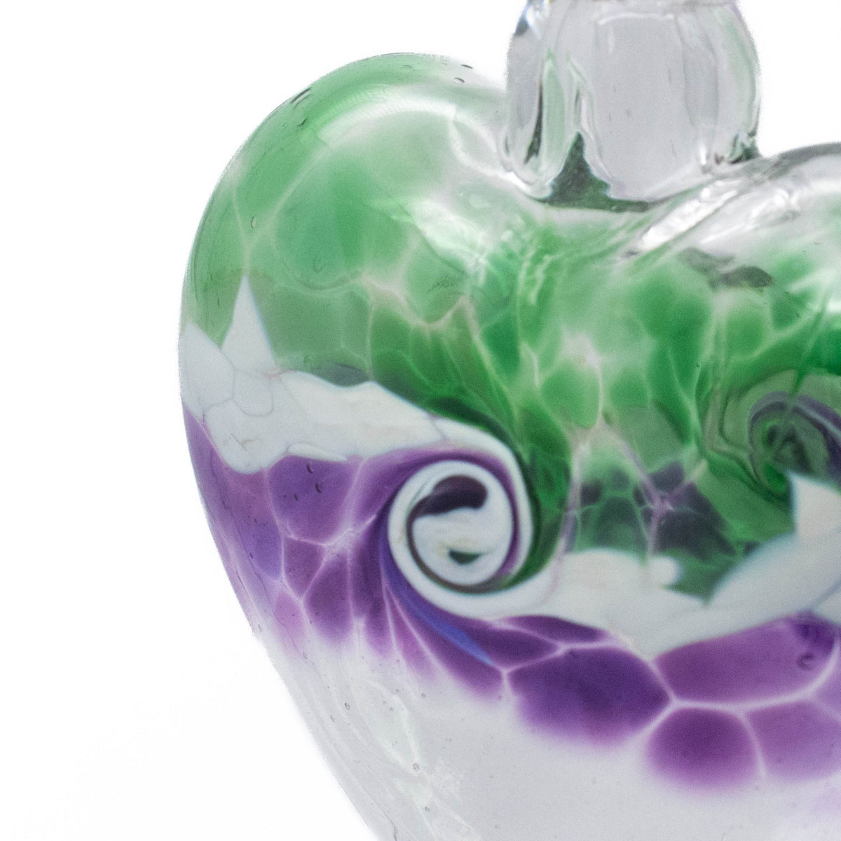 Blown Glass Heart Ornament