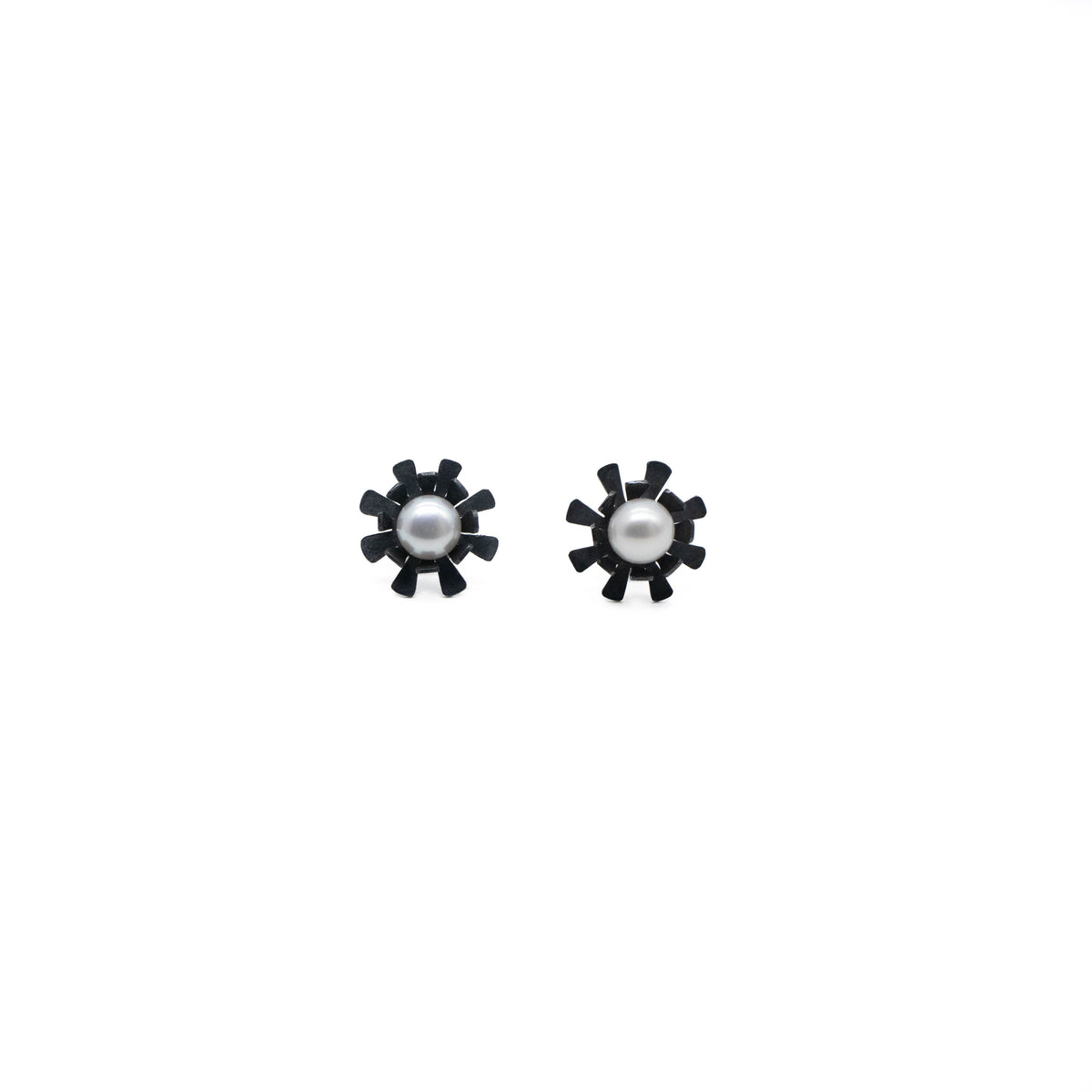 Floded Flower Stud