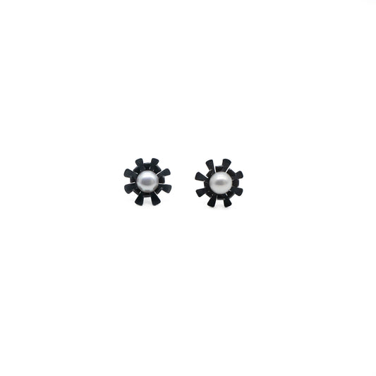 Floded Flower Stud
