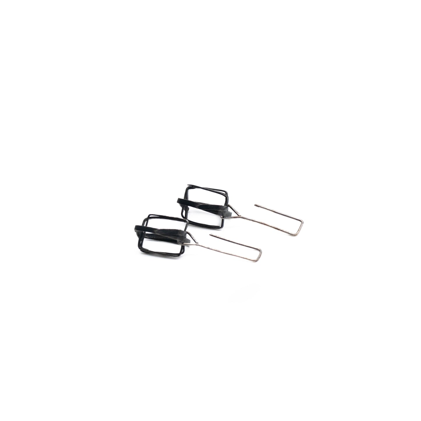 Rectangle Wire Basket Earring
