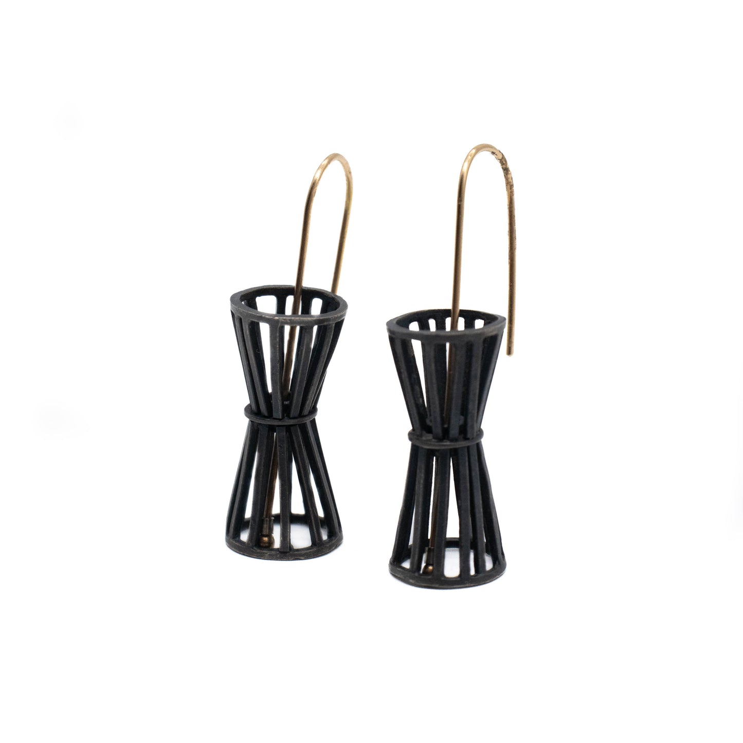 Weir Basket Drop Earring