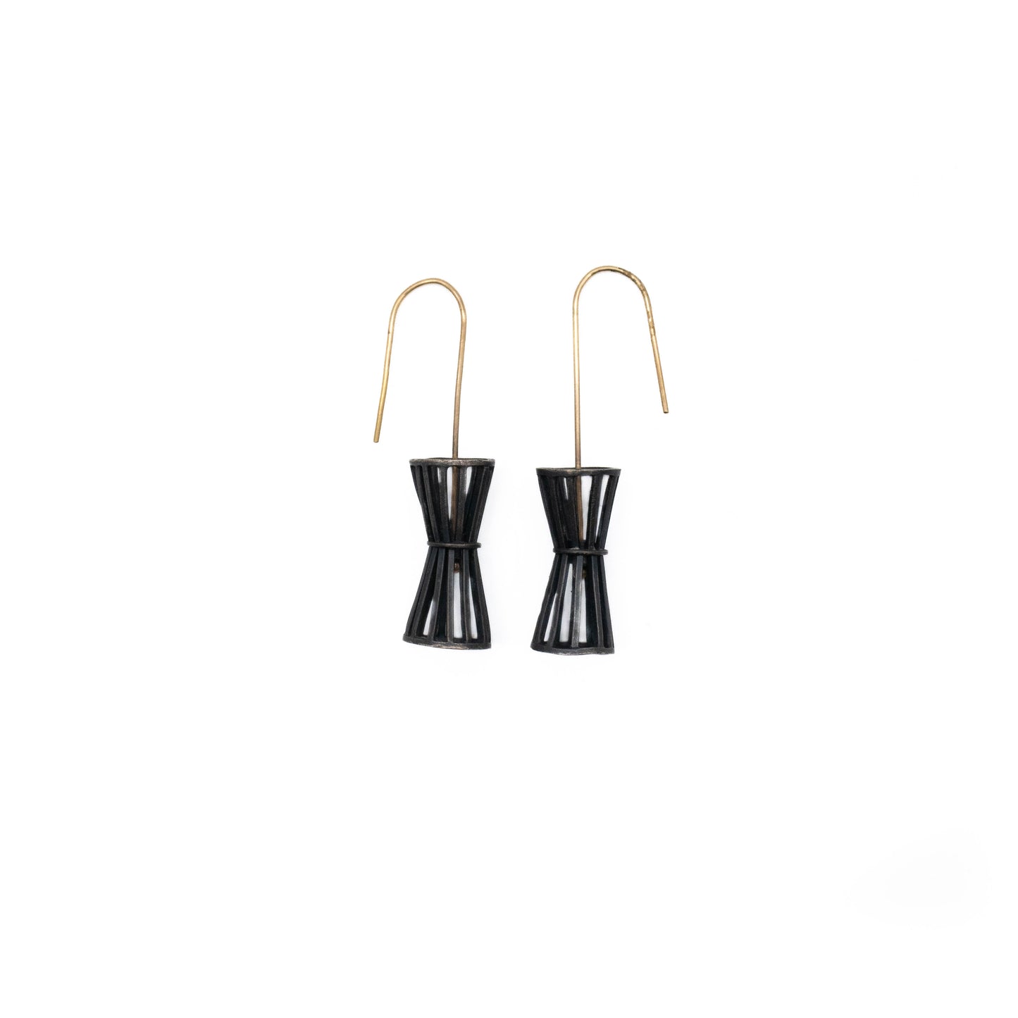 Weir Basket Drop Earring