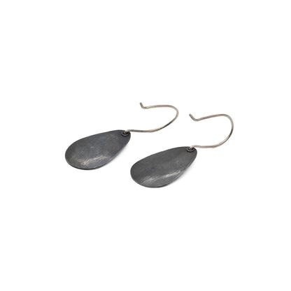Textured Pear Drop Earrings