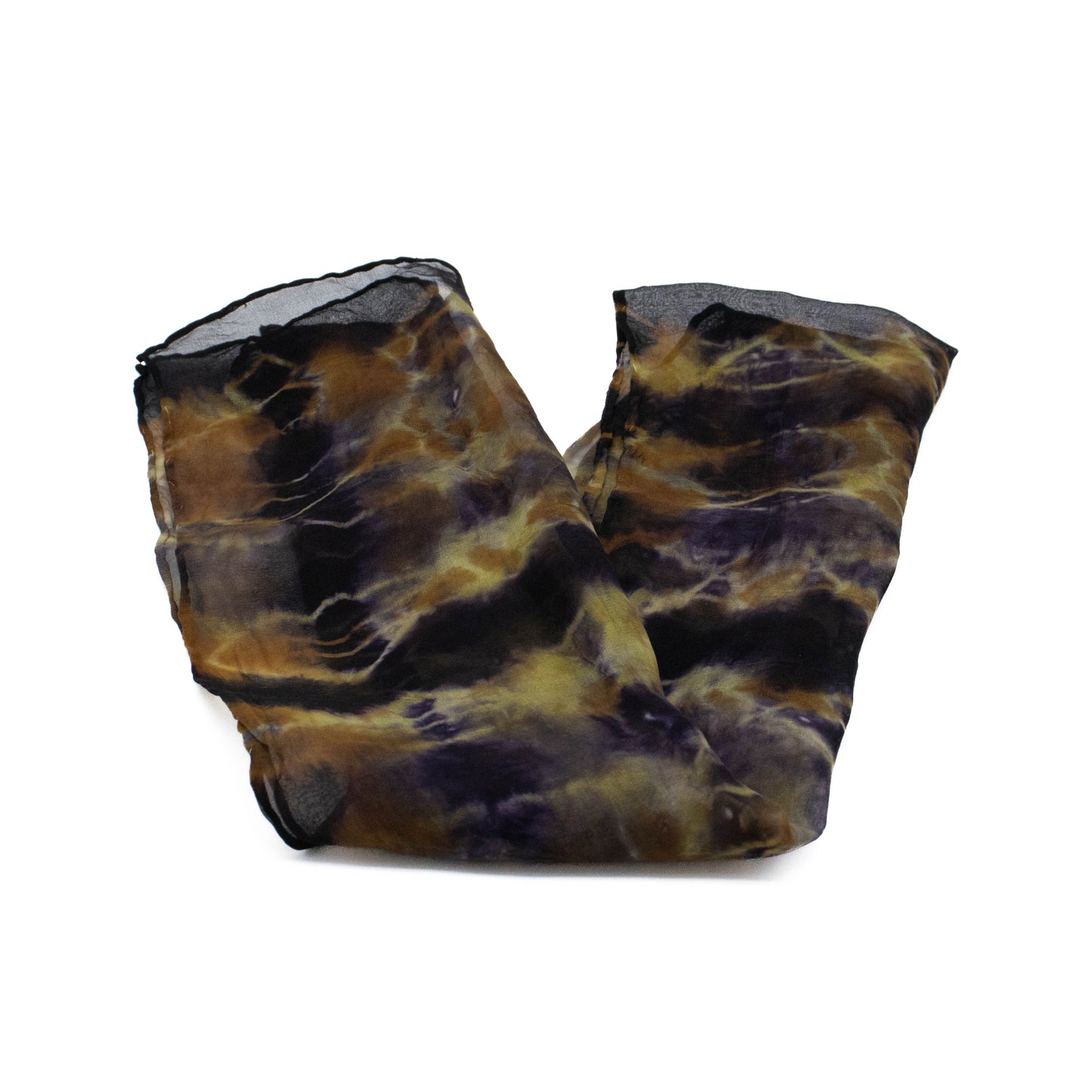 Japanese Maple And Logwood Silk Organza Scarves