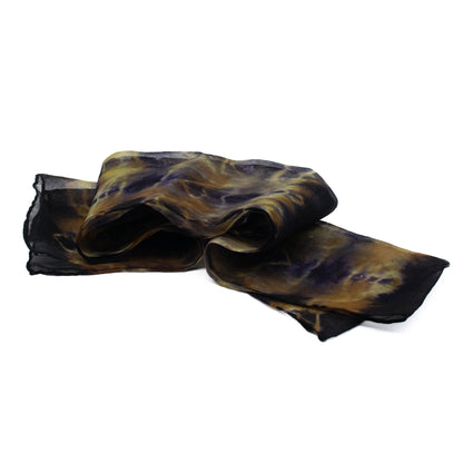 Japanese Maple And Logwood Silk Organza Scarves
