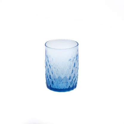 Blue Gem Glass Cups
