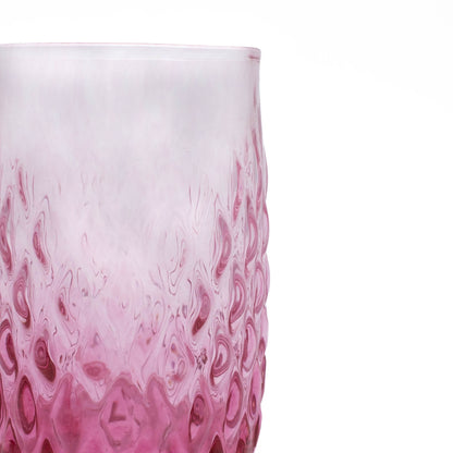 Pink Gem Glass Cup