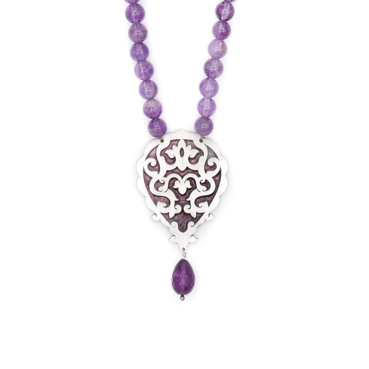 Amethyst Beads Necklace