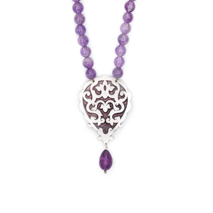 Amethyst Beads Necklace