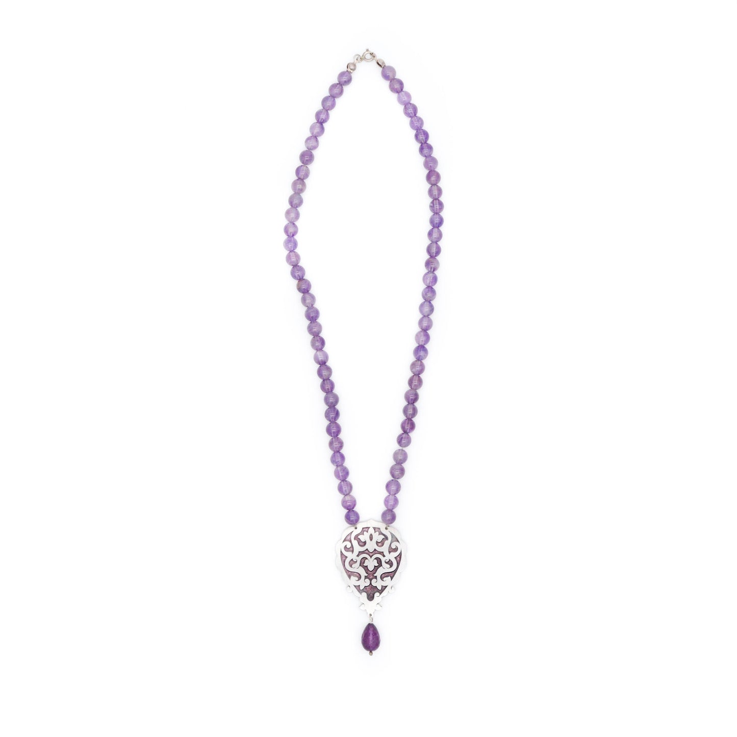 Amethyst Beads Necklace