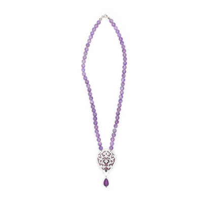 Amethyst Beads Necklace