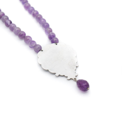 Amethyst Beads Necklace