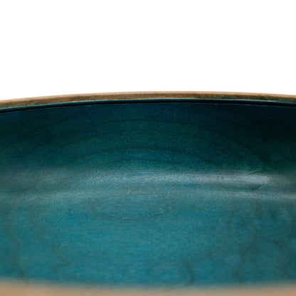 Dyed Blue Maple Dish