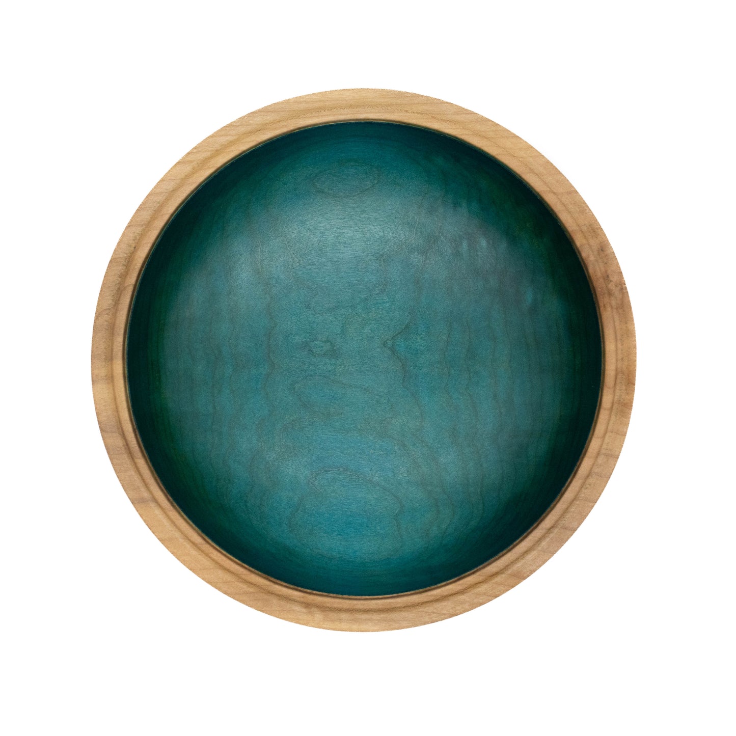 Dyed Blue Maple Dish
