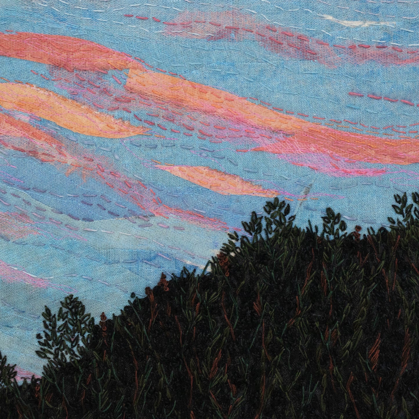"Pitt Polder, July Evening" Embroidery